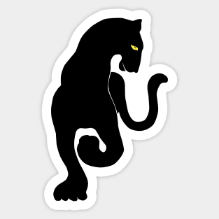 Black Panther, Panther, animals, wild animals Sticker